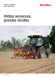 Semoir à légumes MSO, MSO DUO