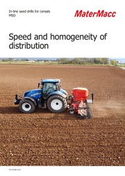 In-line seed drills for cereals MSD