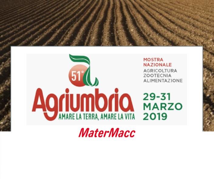 MaterMacc at fair Agriumbria 2019